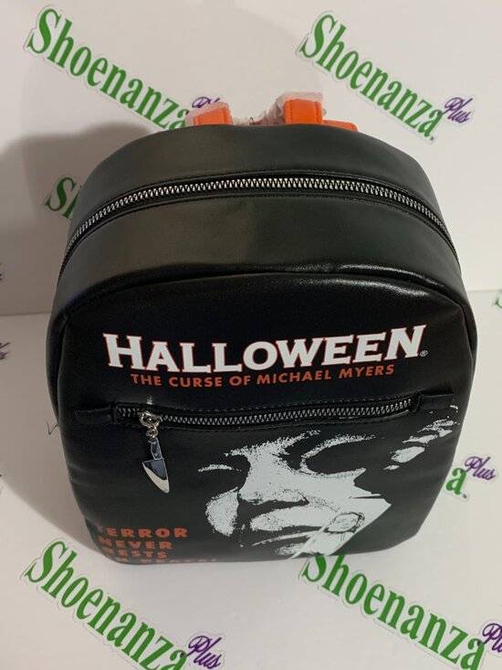 halloween: the curse of michael myers mini backpack Loungefly Halloween Mask Cosplay Fans of the Halloween film franchise are sure to love this themed mini Grotto Treasures Exclusive - Loungefly